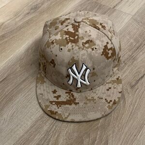 New Era Tan Camo Hat